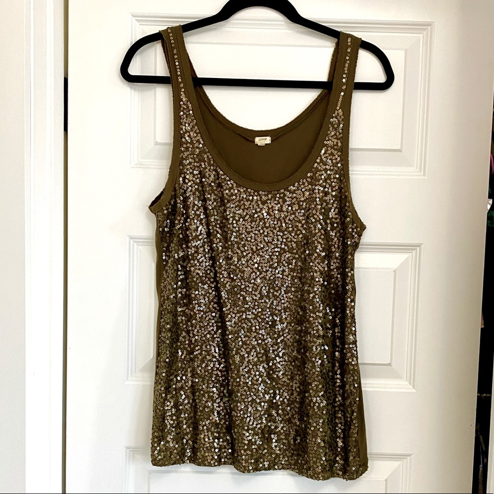 COPY - J. Crew Sequin Tank